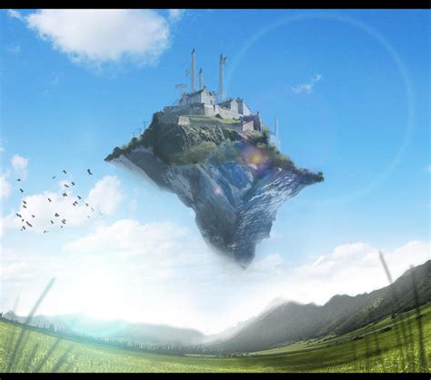 Flying Castle By Candyworx On Deviantart
