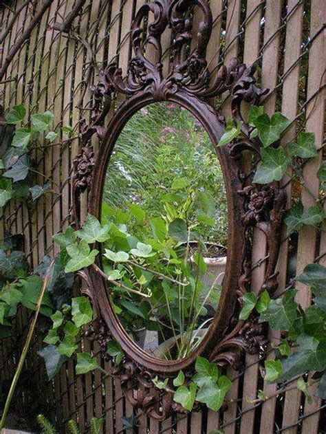 20 Magnificient Outdoor Garden Wall Mirrors Ideas Vintage Garden