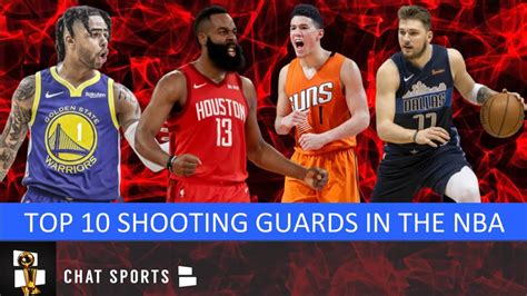 Top 10 Shooting Guards In The Nba For The 2019 20 Regular Season Youtube