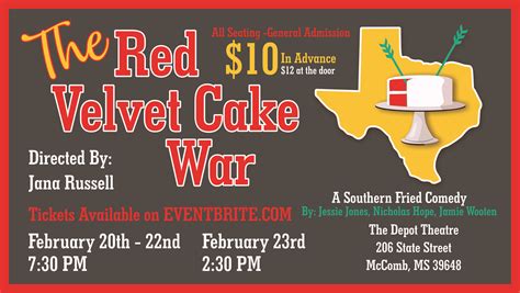 Pclt Presents The Red Velvet Cake War 20 Feb 2020