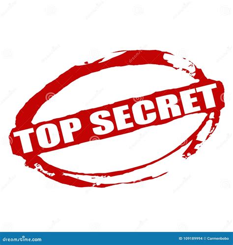 Top Secret Stock Illustration Illustration Of Confidential 109189994