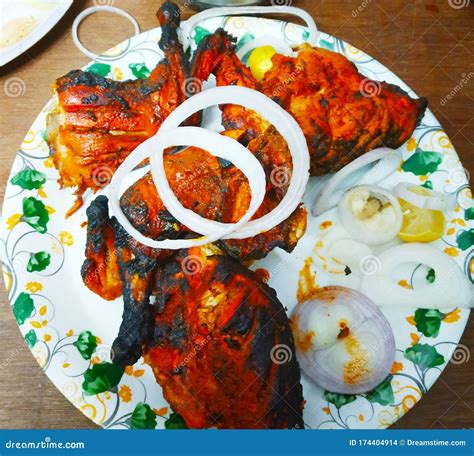 Indian Non Veg Food Chicken Tandoori Stock Photo Image Of Tandoori