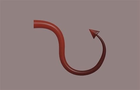 3d Model Devils Tail Vr Ar Low Poly Cgtrader