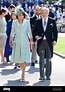 Carol Middleton and Michael Francis Middleton arrive at St George's ...