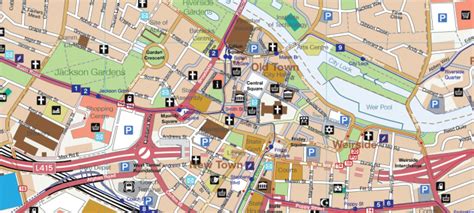Reading Town Centre Map