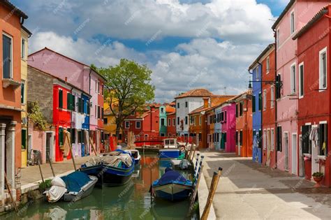 Premium Photo Colorful Houses On The Burano Venice Italy