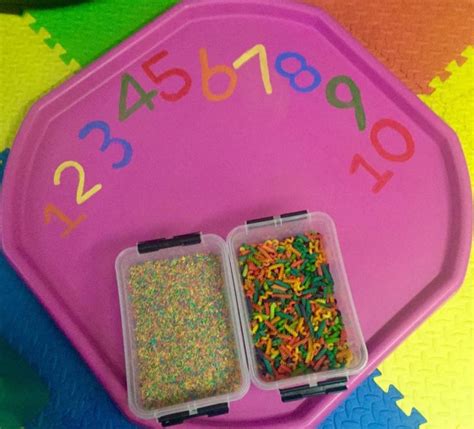 Number Finding Tuff Spot Tray Special Needs And Sensory Play Ideas
