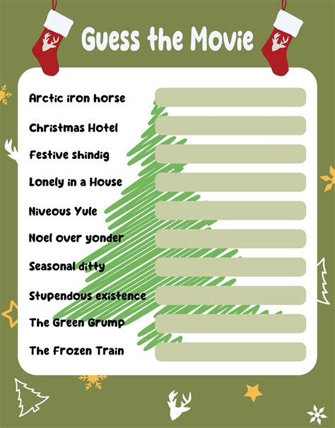 4 Best Free Printable Christmas Games Adults Pdf For Free At Printablee