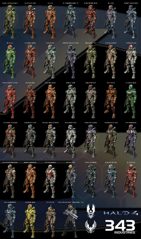 Halo 4 Spartan Compilation By Labj On Deviantart Halo Armor Halo 4 Halo