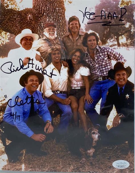 Dukes Of Hazard Actor Rick Hurst Cletus Signed Loose 8x10 With Jsa