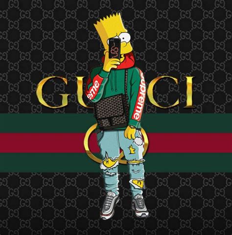 Gangsta supreme wallpaper hypebeast wallpaper beast wallpaper. Bart Simpson Gucci x Supreme x Nike Air Max | Supreme ...