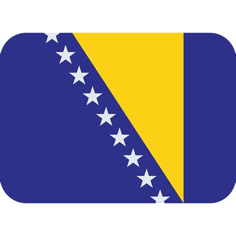Bosnia And Herzegovina Flag Emoji Clipart Free Download Transparent Png