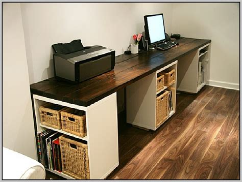 Diy Corner Desk With File Cabinets Desk Home Design Ideas