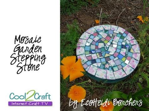 How To Make A Mosaic Stepping Stone By Ecoheidi Borchers Youtube