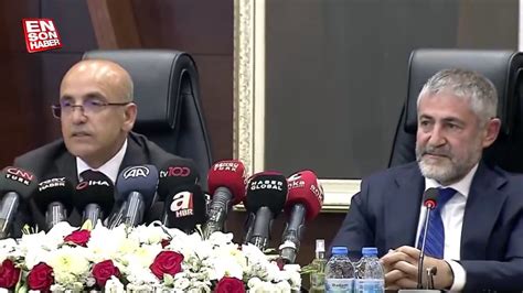Hazine ve Maliye Bakanı Mehmet Şimşek görevi törenle Nurettin Nebati