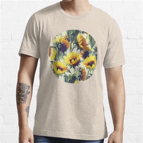 Sunflowers Forever T Shirt For Sale By Micklyn Redbubble