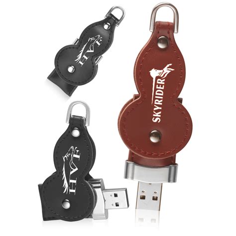 1gb Promotional Thumb Drives Leather Usb Flash Drives Printed With Logo