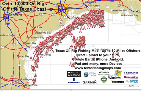 Gulf Of Mexico Map Oil Rigs Elizabethmatters