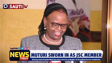 Chief Justice Martha Koome And Attorney General Justin Muturi Full Speech Afternoon Jsc Swearing