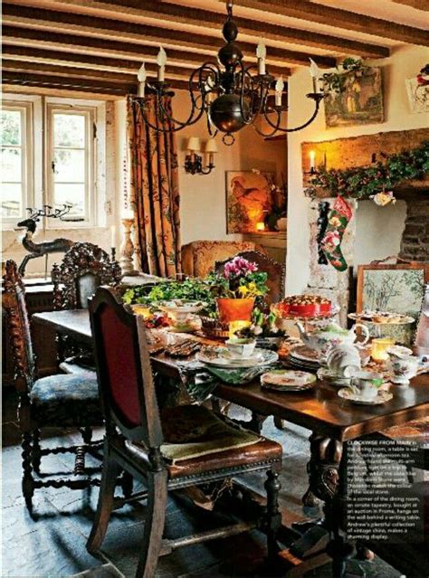 From English Country Home Magazine Cottage Dining Rooms Country