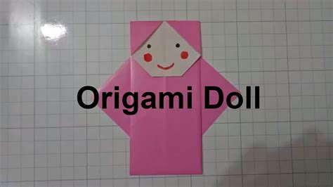 Origami Dolldiy Paper Dolleasy Origami For Kid Youtube