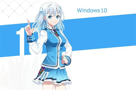 Microsoft Has Revealed Its Anime Mascot For Windows 10