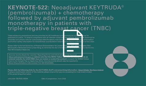About Triple Negative Breast Cancer Tnbc Keytruda® Pembrolizumab