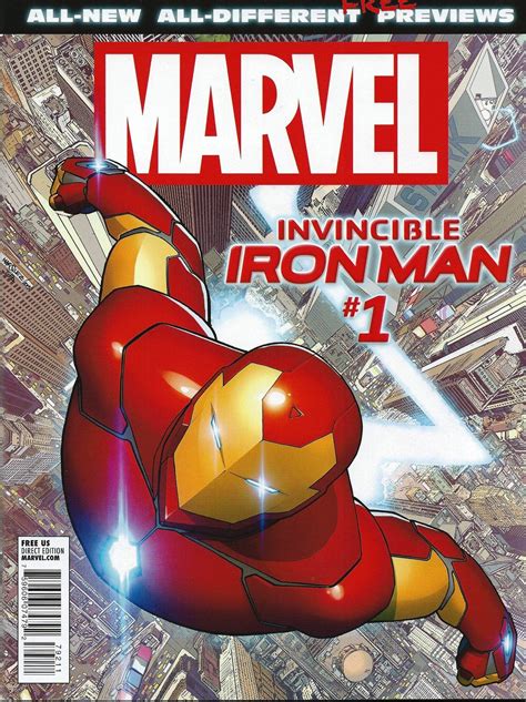 Invincible Iron Man 1 Promo Magazine New Marvel Universe Preview Nm