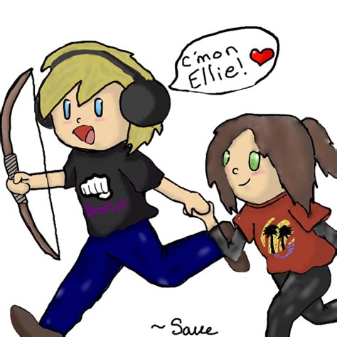 Pewdiepie And Ellie In The Last Of Us By Serroven On Deviantart