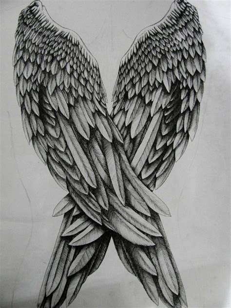 List Of Realistic Angel Wings Drawing Ideas