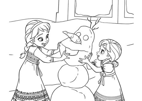 Coloriages gratuits et à imprimer la Reine des Neiges de Disney