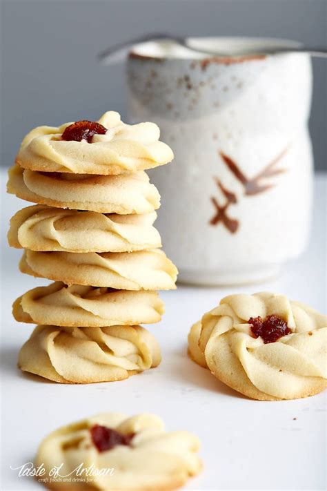Shortbread Cookies With Jam Taste Of Artisan