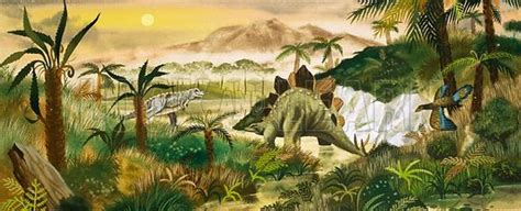 Dinosaurs Of The Jurassic Age Stock Image Look And Learn