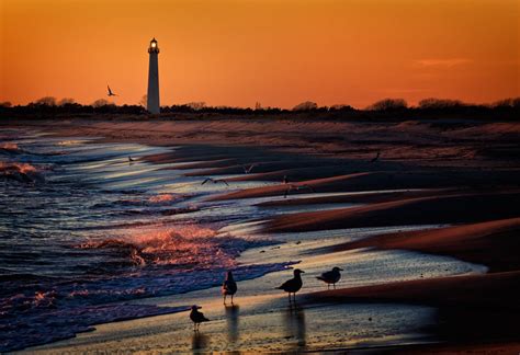 Sunset On The Beach Cape May New Jersey Inge Vautrin Flickr