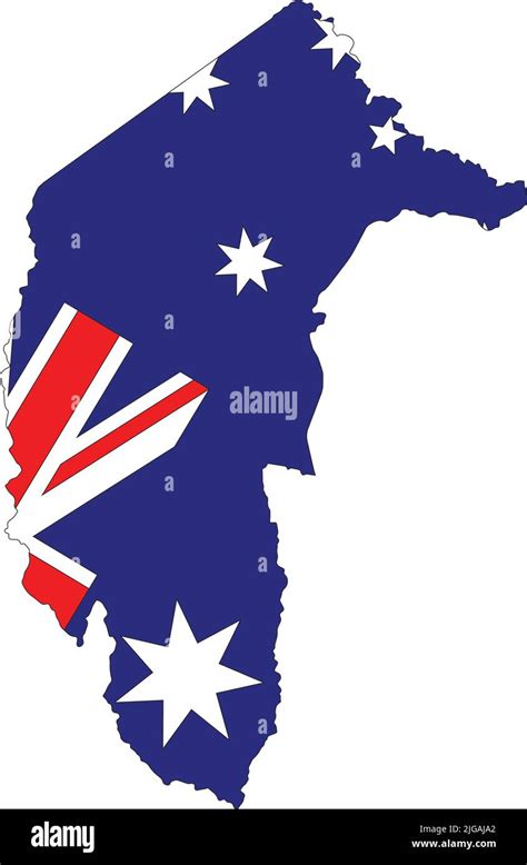 flag map of australian capital territory stock vector image and art alamy
