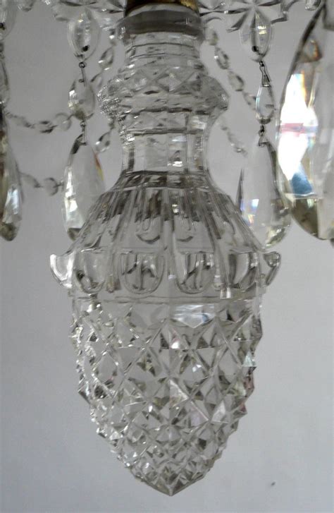Massive Georgian Style Anglo Irish Crystal Chandelier By Perry And Co