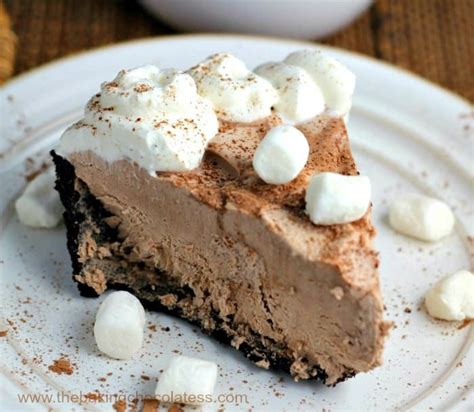 Hot Chocolate Pie Obsession Frozen Or Icebox Style Recipe