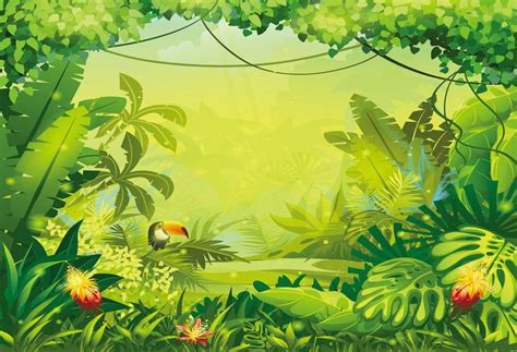 Natural Rainforest Photo Background Tropical Jungle Birthday Etsy In