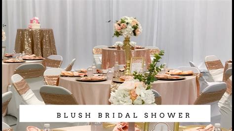 Find all the latest styles in shower and engagement dresses at dillard's. Elegant Bridal Shower Decor | Blush and Bling - YouTube