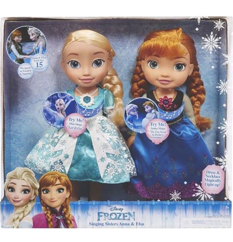 Disney Frozen Singing Babes Elsa And Anna Dolls Exclusive JakksPacific Elsa And Anna
