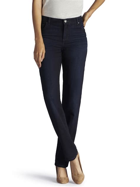 Clothing Lee Women S Tall Relaxed Fit Straight Leg Jean