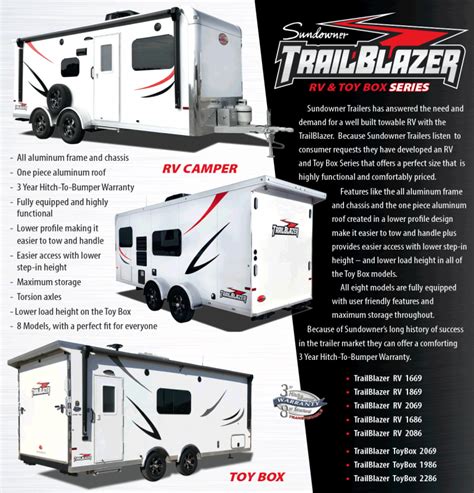 2021 Sundowner Trailers All Aluminum Trail Blazer Trailblazer 1869