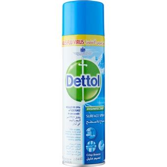 Dettol disinfectant spray crisp breeze 450ml disinfectant spray crisp breeze can help protect your family from germs by helping prevent the spread of harmful bacteria and viruses. DETTOL DISINFECTANT SPRAY CRISP BREEZE 225ML | Cleaning ...