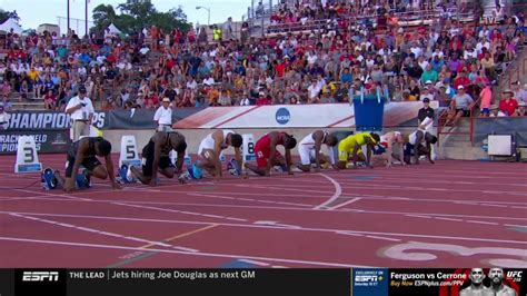 men s 100m 2019 ncaa outdoor track and field championships track and field winners