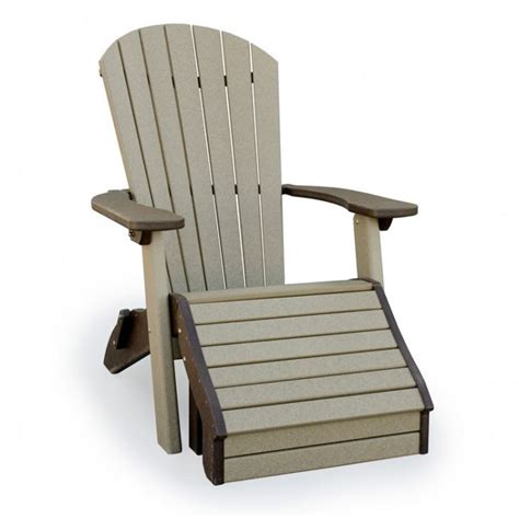 Amish Outdoor Folding Poly Adirondack Chair Adirondack Chair