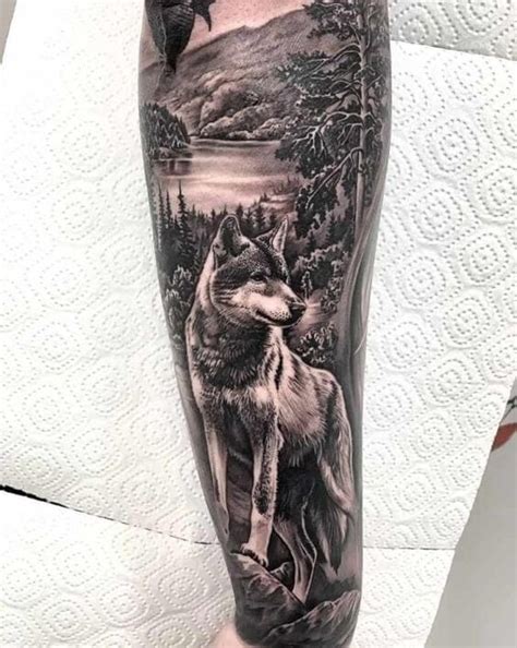 25 Wolf Forearm Tattoo Ideas For Men And Women Petpress