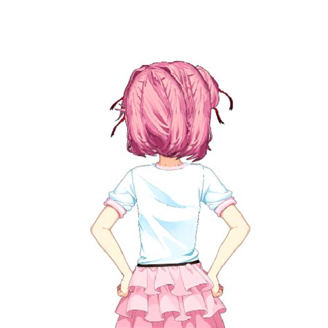 I Made A Natsuki Back Sprite Dont Know If It Is The First Rddlc
