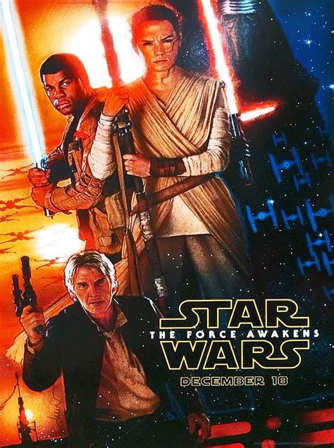 New Star Wars The Force Awakens Poster By Drew Struzan Cultjer