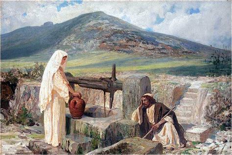 Pauca Verba The Samaritan Woman At The Well ~ Vasily Polenov ~ 1900s