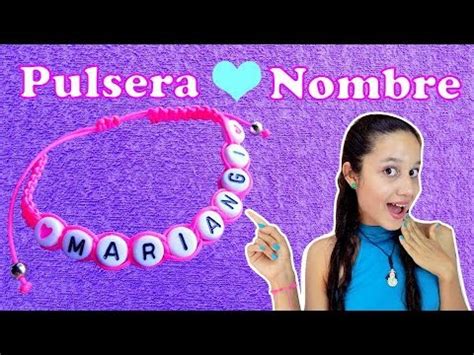 Compartimos un tutorial para realizar pulseras de hilo con nuestros nombres. COMO HACER PULSERA CON NOMBRE / PASO A PASO | ♥L.C.M ♥ ...